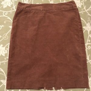Jcrew Corduroy Pencil Skirt